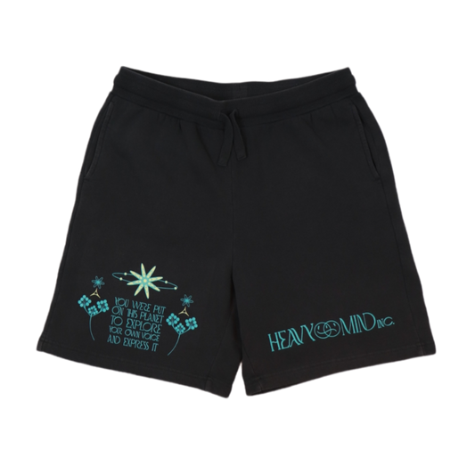 Express Yourself Shorts - Faded Black